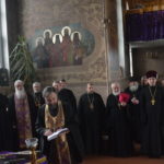 Соборное богослужение духовенства Вознесенской епархии.