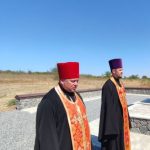 Освячення поклонного Хреста в селі Раково.